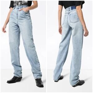 Ksubi Playback High Rise Straight Jeans Sense Wash